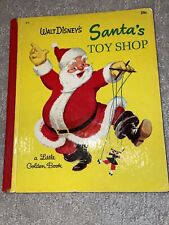Walt Disney’s Santa’s Toy Shop Book A Little Golden book  Press 1950 Very Nice picture
