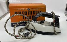 1930's General Electric Calrod Automatic Clothes Iron w/ Box HEATS UP picture