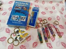 Vintage 90s Sea World Souvenir Lot VHS, Shamu, Keychain, Glitter Wand NOS PROP picture