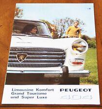 Peugeot 404 Berline (sedan) sales brochure, 1968 (German text) picture