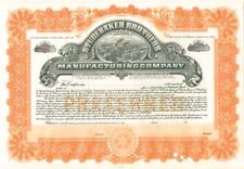 Studebaker Brothers Manufacturing Co. - Stock Certificate - Automotive Stocks picture