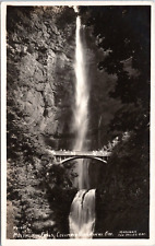 RPPC Multnomah Falls, Columbia River Highway, Oregon - c1920s Photo Postcard picture