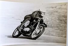 c1960s Real Photo Postcard Grand Prix Motorcycle Race Action RPPC picture