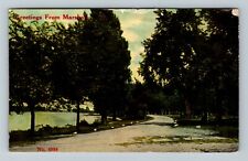 Marshall MI-Michigan, Scenic Greetings, c1915 Vintage Postcard picture