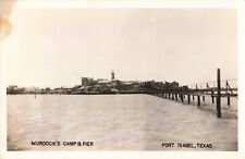 Murdock's Camp & Pier Port Isabel Texas TX c1940 Real Photo RPPC picture