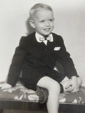 KG Photograph Boy Photo Portrait 1950's picture
