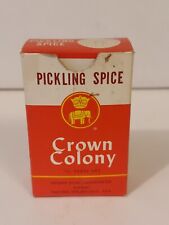 Crown Colony Brand 1960s Pickling Spice Box picture