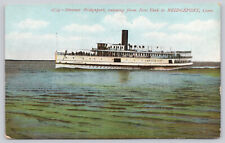 Postcard Steamer BRIDGEPORT running from New York To Bridgeport CT Unposted (593 picture
