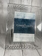 Waterford Christianity Frame Holds 5X7 Picture 10 3/8