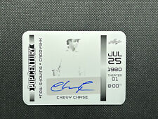 CHEVY CHASE 2024 Leaf Metal Pop Century AUTO Black Printing Plate 1/1 Card picture