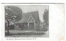 Rochester NY St George's Episcopal Church Charlotte NY 1901-07 Postcard picture
