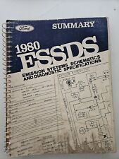1980 FORD ESSDS EMISSION SYSTEMS SPECIFICATIONS SOFTCOVER BOOK  picture