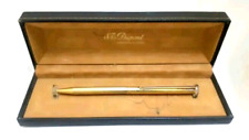 Vintage French S.T Dupont Classic Ballpoint Pen Vermeil Sterling 925 In Box picture