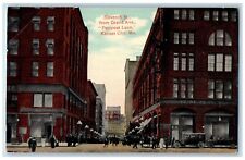 Kansas City Missouri MO Postcard Eleventh Street Grand Ave. Petticoat Lane c1910 picture