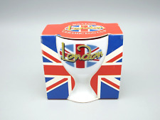 London Ceramic Egg Cup UK Union Jack Flag - by Elgate NEW picture