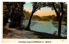 Postcard ROAD SCENE Lonsdale Minnesota MN 6/28 AU8547 picture