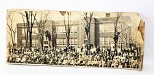 Vintage Photograph Black White Panoramic School Class Picture picture