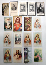 ATQ VTG 1920s to 1970s Catholic Holy Prayer Cards Ephemera Remembrance Lot of 17 picture