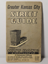 1960s Vintage Greater Kansas City Street Guide Pocket Book City Bond & Mortgage picture