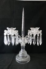 Vintage WATERFORD IRELAND CRYSTAL C2 Large Double-Arm Candelabra Candle holder picture