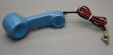 Vintage Bell Systems Rotary Dial Lineman's Handset Western Electric BLUE See Vid picture