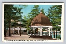 Somersworth NH-New Hampshire, Pavilion & Band Stand, Central, Vintage Postcard picture