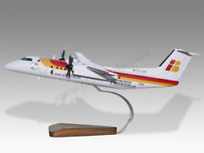 Bombardier Dash 8 300 Air Nostrum Mahogany Wood Handmade Desktop Model picture