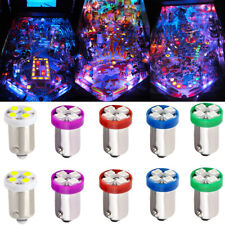 10X Pinball 6.3 Volt LED 5 Colors Replacement Bulbs #44 #47 Bayonet Base BA9S picture