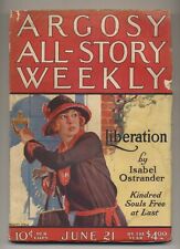 Argosy All Story Weekly June 21, 1924 Vintage Pulp Magazine Very Good Minus picture
