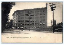 c1905 The Kilmer Building Scene Street Binghamton New York NY Rotograph Postcard picture