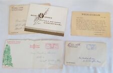 Vintage Lawrence Welk Paper Lot Christmas Card, Welk-O-Gram, Empty Envelope  picture