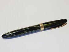 Vintage 1940`s Sheaffer`s 1000 Green Pearl Vacuum Fill Fountain Pen, 14k Nib picture
