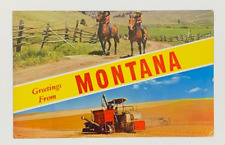 Greetings from Montana Multiview Postcard Posted 1967 picture