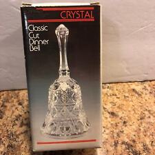 Vintage Crystal Classic Cut Dinner Bell picture