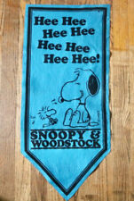 Peanuts Snoopy vintage felt banner pennant HEE HEE HEE HEE picture
