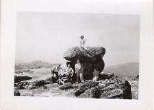 Photo high up on boulders rocks measures 3 3/4