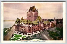 c1930s Quebec Canada Le Chateau Frontenac Vintage Postcard picture