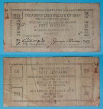 1944 Philippines ~ Iloilo, Panay 50 Centavos ~ WWII Emergency Note ~ ILO-254 picture