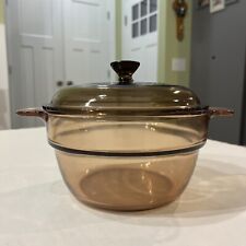 Corning Ware Amber Glass V-20-B Vision Double Boiler with Lid picture