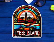 Tybee Island Georgia Sea Turtle GA Sticker 4