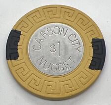 Carson City Nugget Casino $1 Chip Large Key Mold 1979 picture