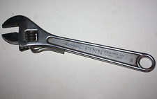 Vintage Finn Tool Co. Adjustable Wrench with Tightening Lever Springfield, IL picture