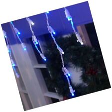 🎄 Twinkling LED Icicle Lights 60-Count Blue/Pure White by Brite-Star picture