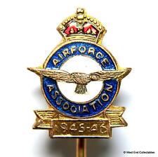 1945-46 WW2 Air Force Association Stick Brooch Badge - Royal air force RAFA RAAF picture