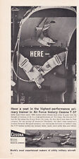 1961 Cessna Military Division T-37 Trainer Print Ad Wichita Kansas picture
