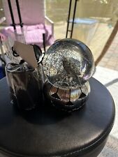 Halloween Musical Snow Globe With Large Crow With An Unscented Halloween Candle picture