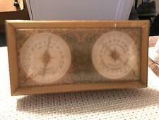 VINTAGE Wittnauer THERMOMETER BAROMETER PLASTIC  8 X 4 INCH picture