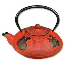 Chinese Red Cast Iron Teapot picture