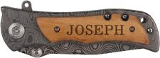 Personalized Folding Knife Gift, Groomsmen Gifts, Custom Engraved Pocket Knives picture