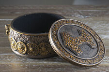 Norse Viking Knotwork Thor Hammer Mjolnir Dragon Longship Decorative Jewelry Box picture